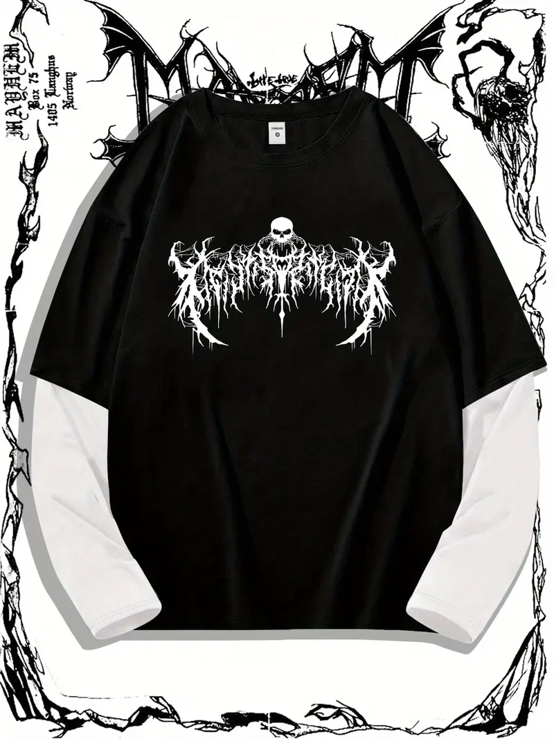 Neck Long T-Shirt